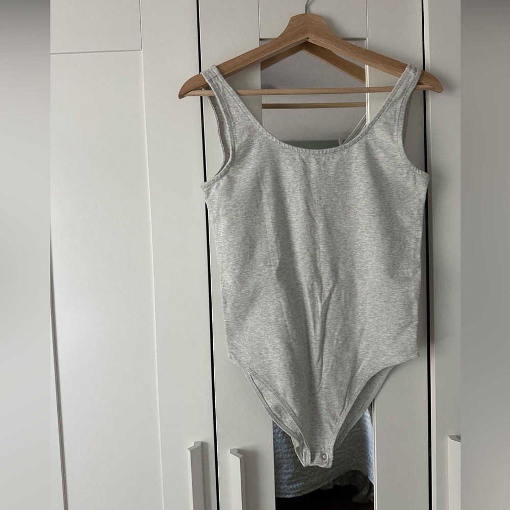 GAP Bodysuit Light Grey Tank One-Piece